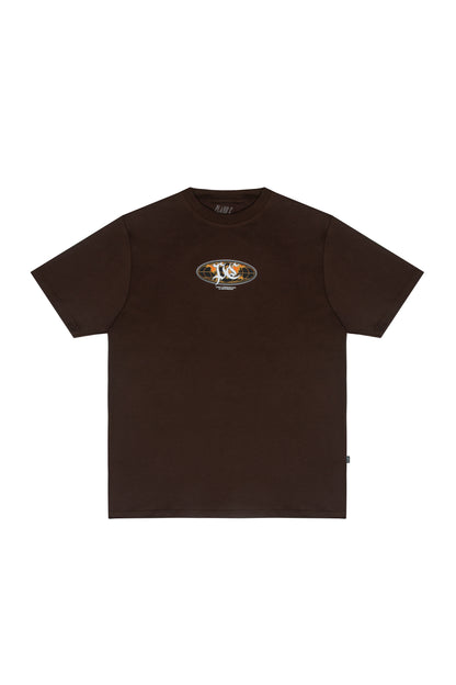 CAMISETA "GLOBAL CONTROL" BROWN
