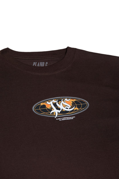 CAMISETA "GLOBAL CONTROL" BROWN