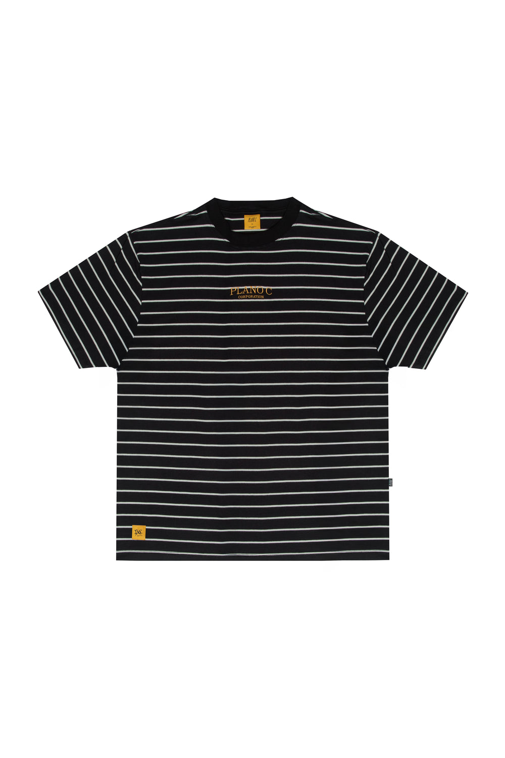 CAMISETA LISTRADA "CORPORATION" BLACK