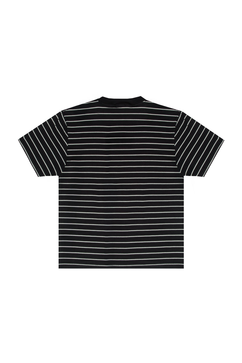 CAMISETA LISTRADA "CORPORATION" BLACK