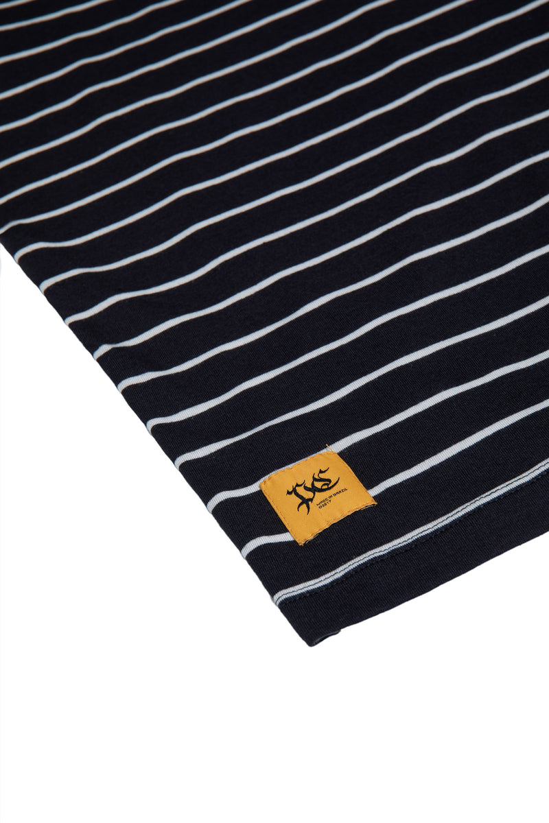 CAMISETA LISTRADA "CORPORATION" BLACK