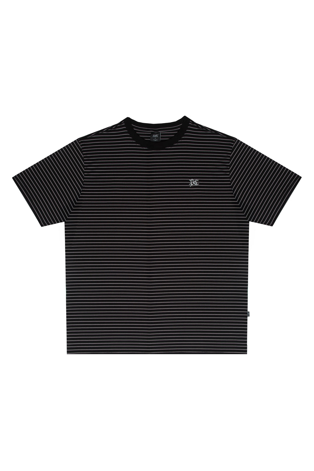 CAMISETA LISTRADA "PC" BLACK
