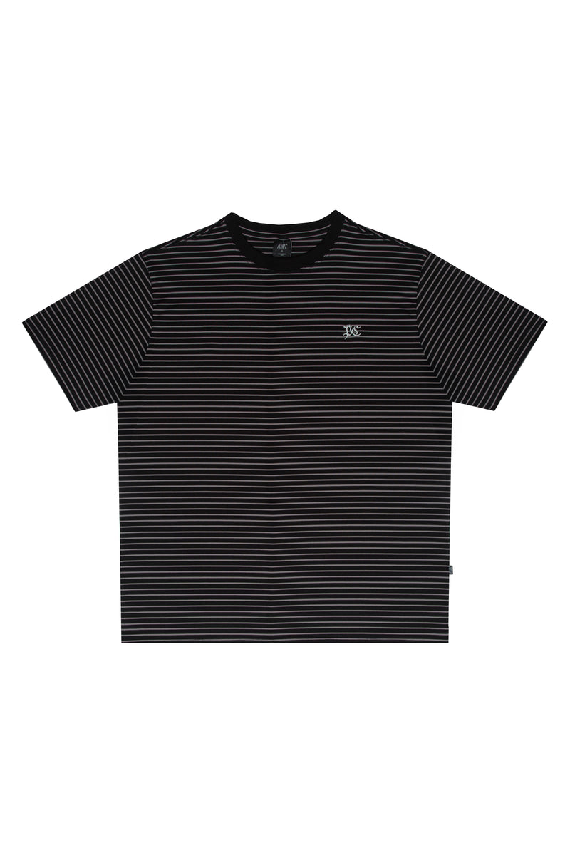 CAMISETA LISTRADA "PC" BLACK