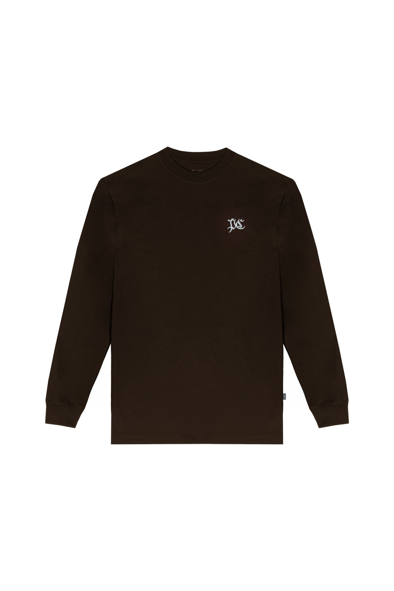 CAMISETA MANGA LONGA "PC" BROWN