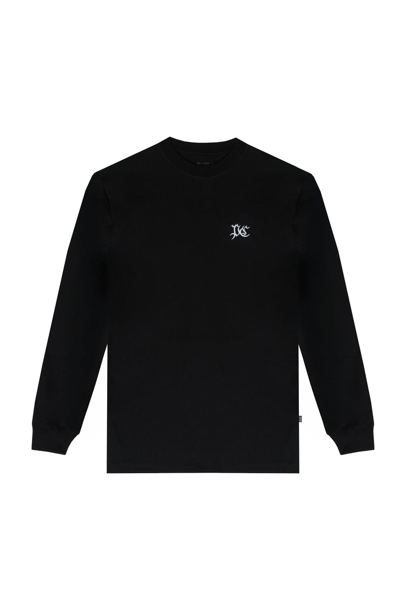 CAMISETA MANGA LONGA "PC" BLACK