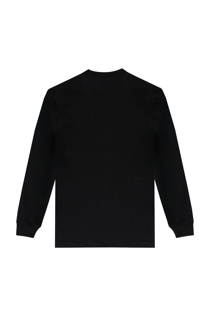 CAMISETA MANGA LONGA "PC" BLACK