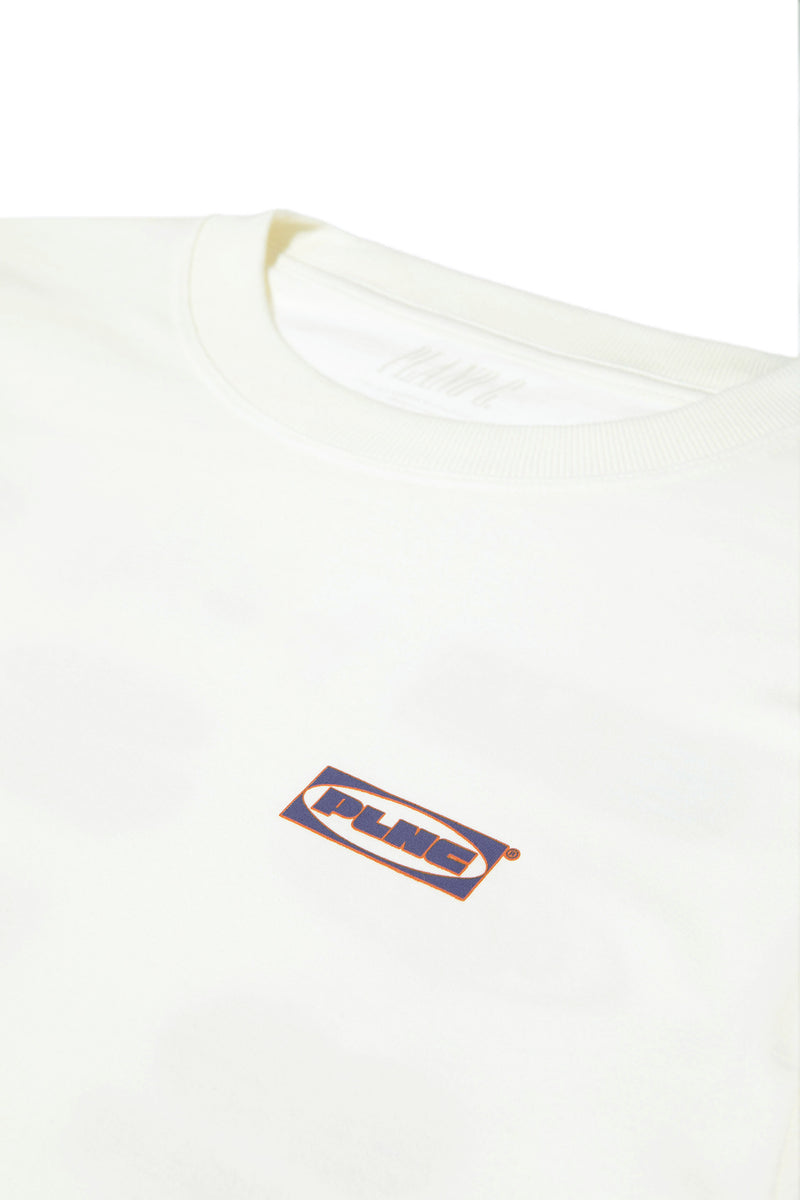 CAMISETA MANGA LONGA "LOGOS" OFF-WHITE