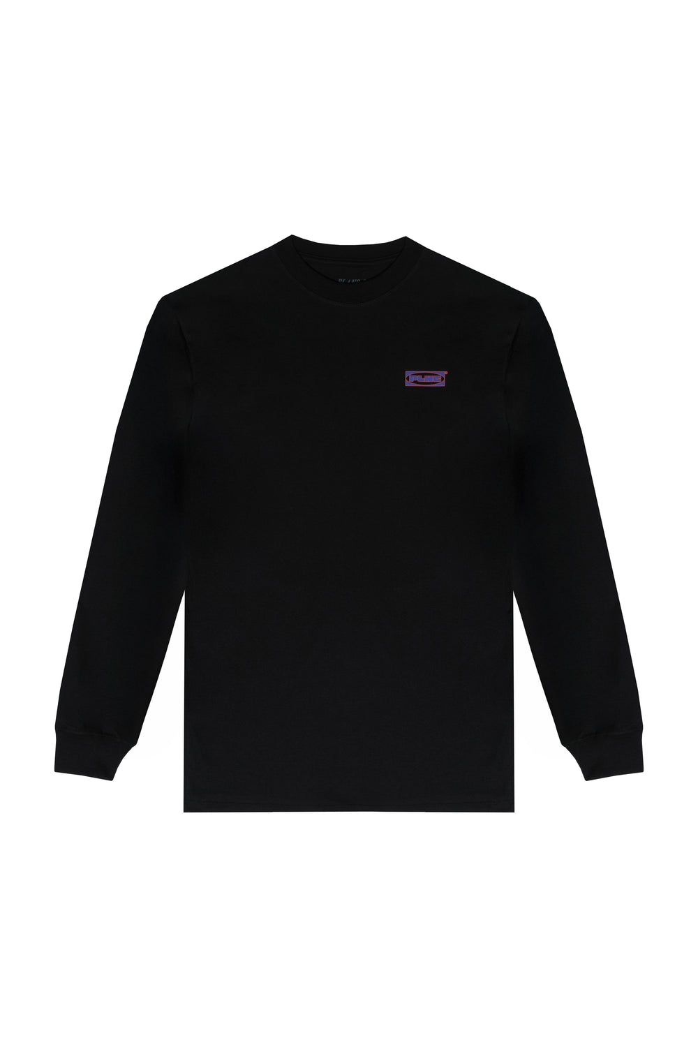 CAMISETA MANGA LONGA "LOGOS" BLACK