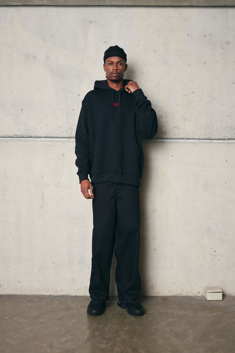 MOLETOM HOODIE "LOGO" BLACK
