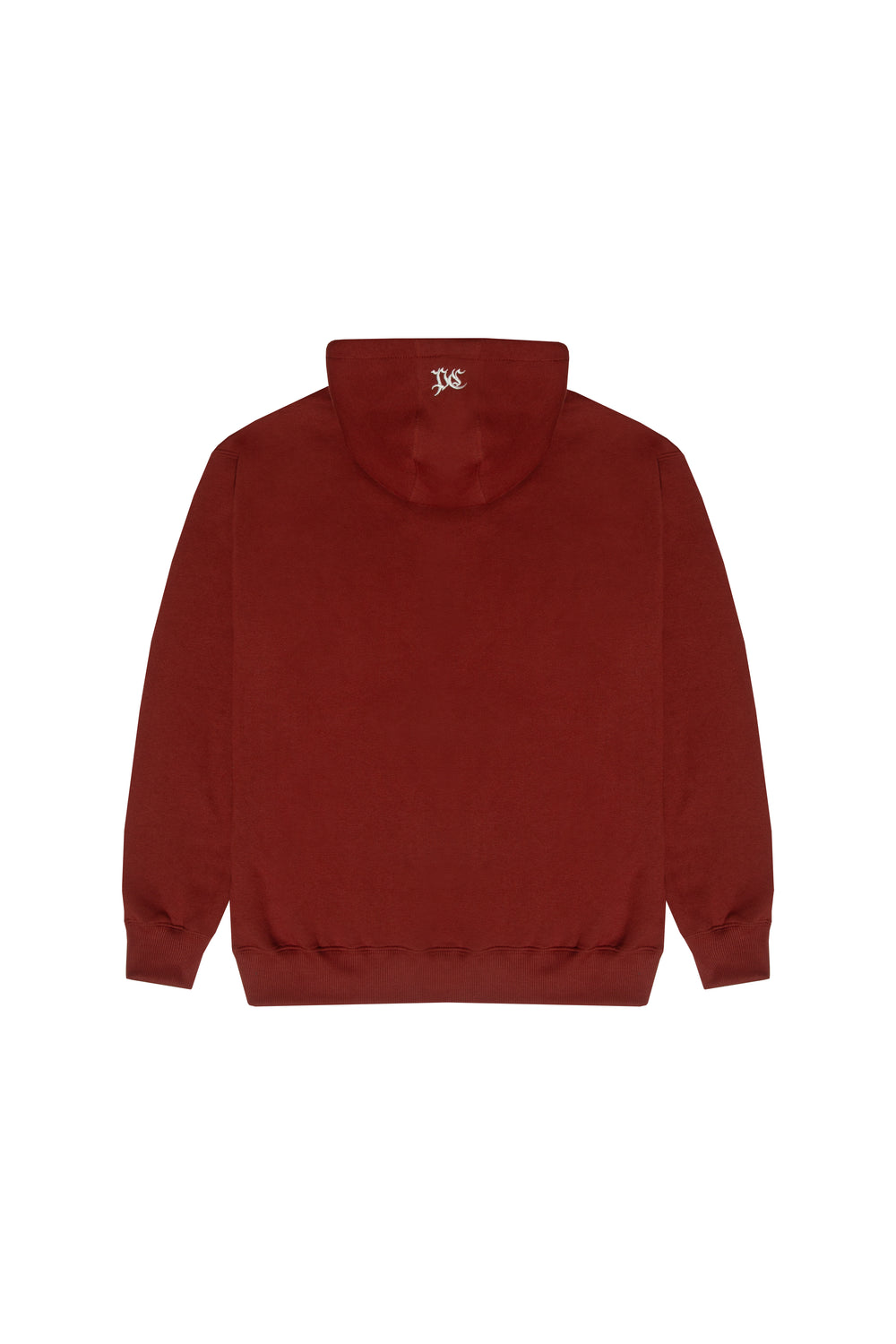 MOLETOM HOODIE "LOGO" BARN RED