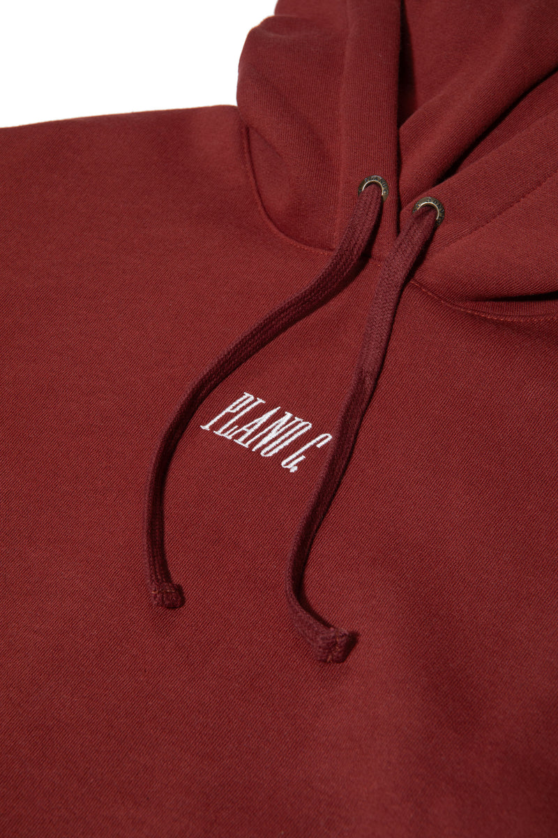 MOLETOM HOODIE "LOGO" BARN RED