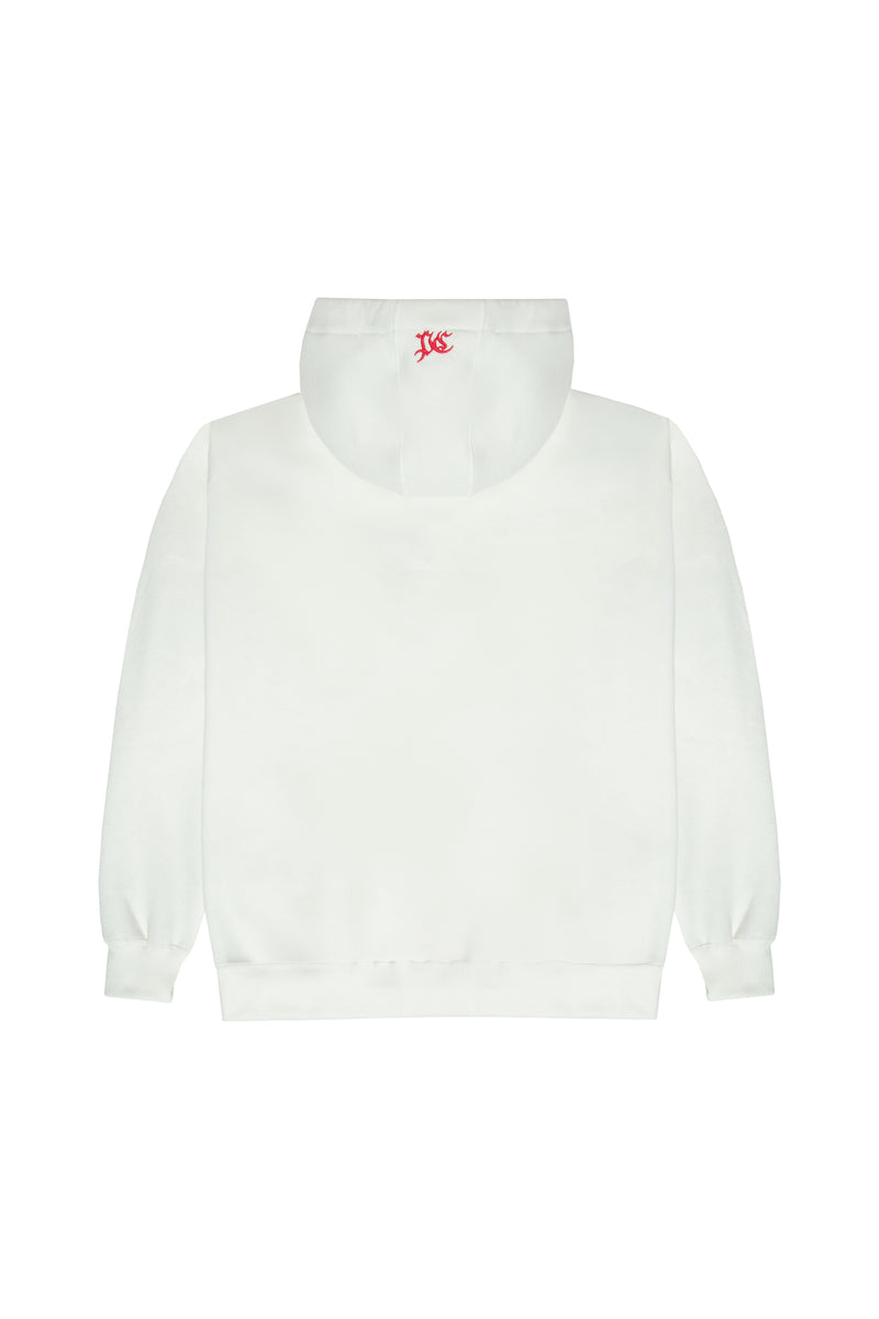 MOLETOM HOODIE "LOGO" OFF-WHITE