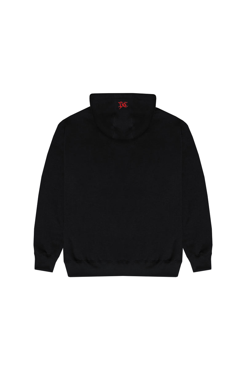 MOLETOM HOODIE "LOGO" BLACK
