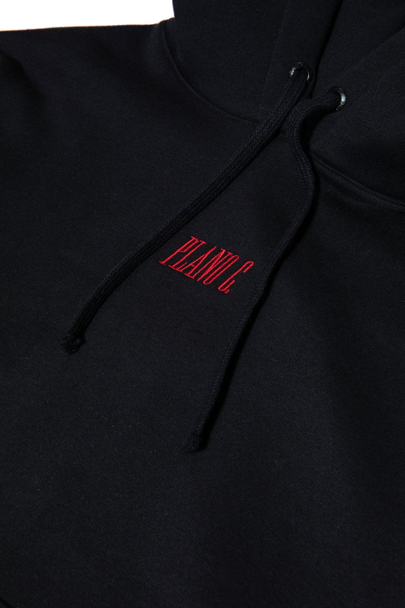 MOLETOM HOODIE "LOGO" BLACK