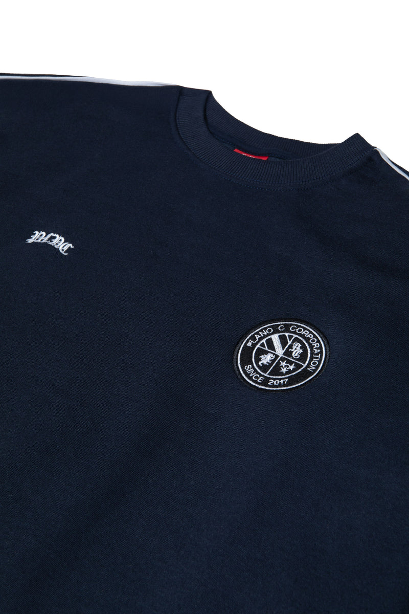MOLETOM CREWNECK "PLNC CLUB" NAVY