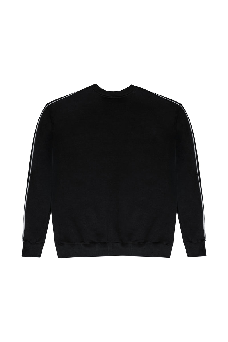 MOLETOM CREWNECK "PLNC CLUB" BLACK