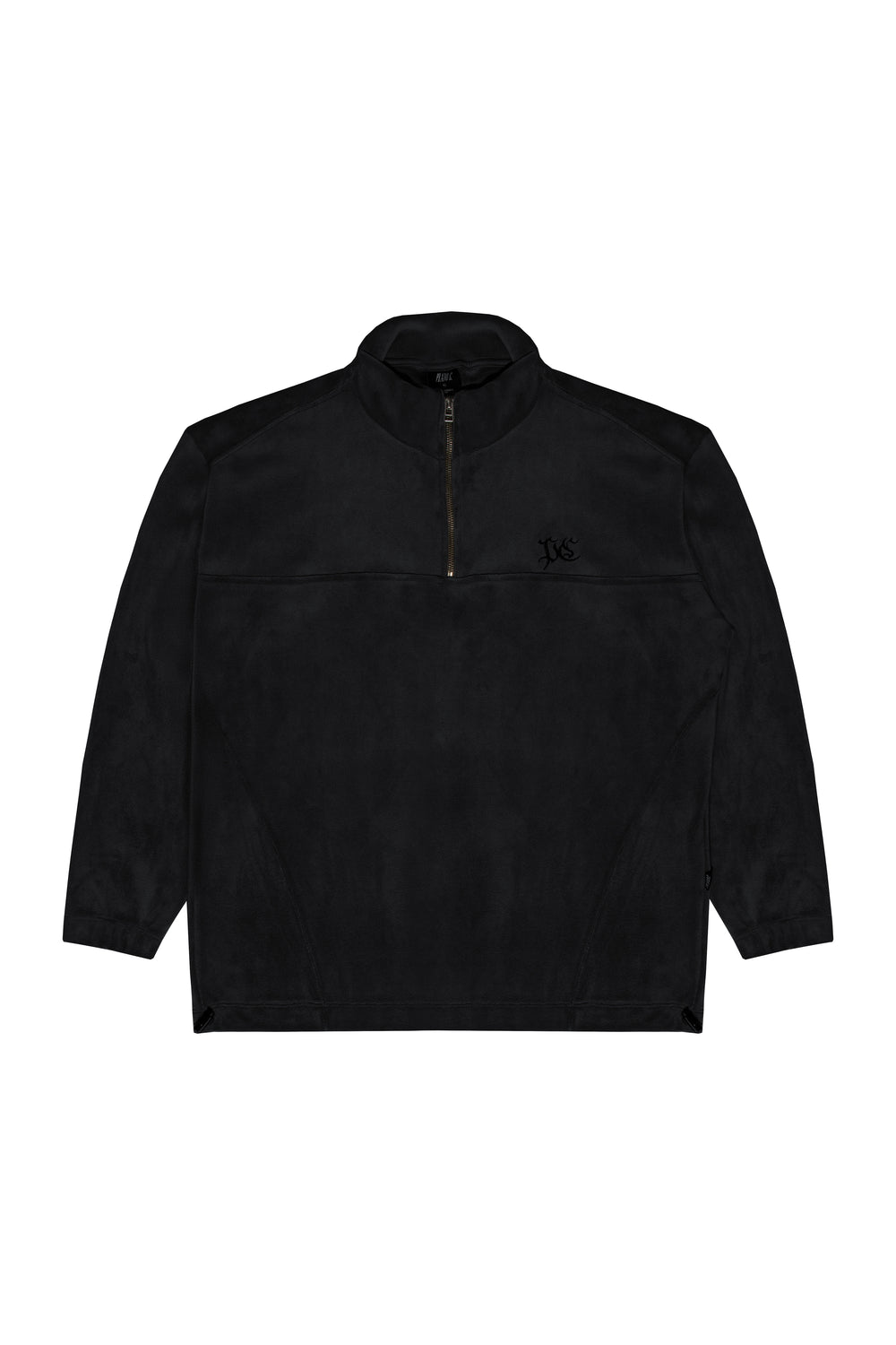 QUARTER ZIP FLEECE "PC" BLACK
