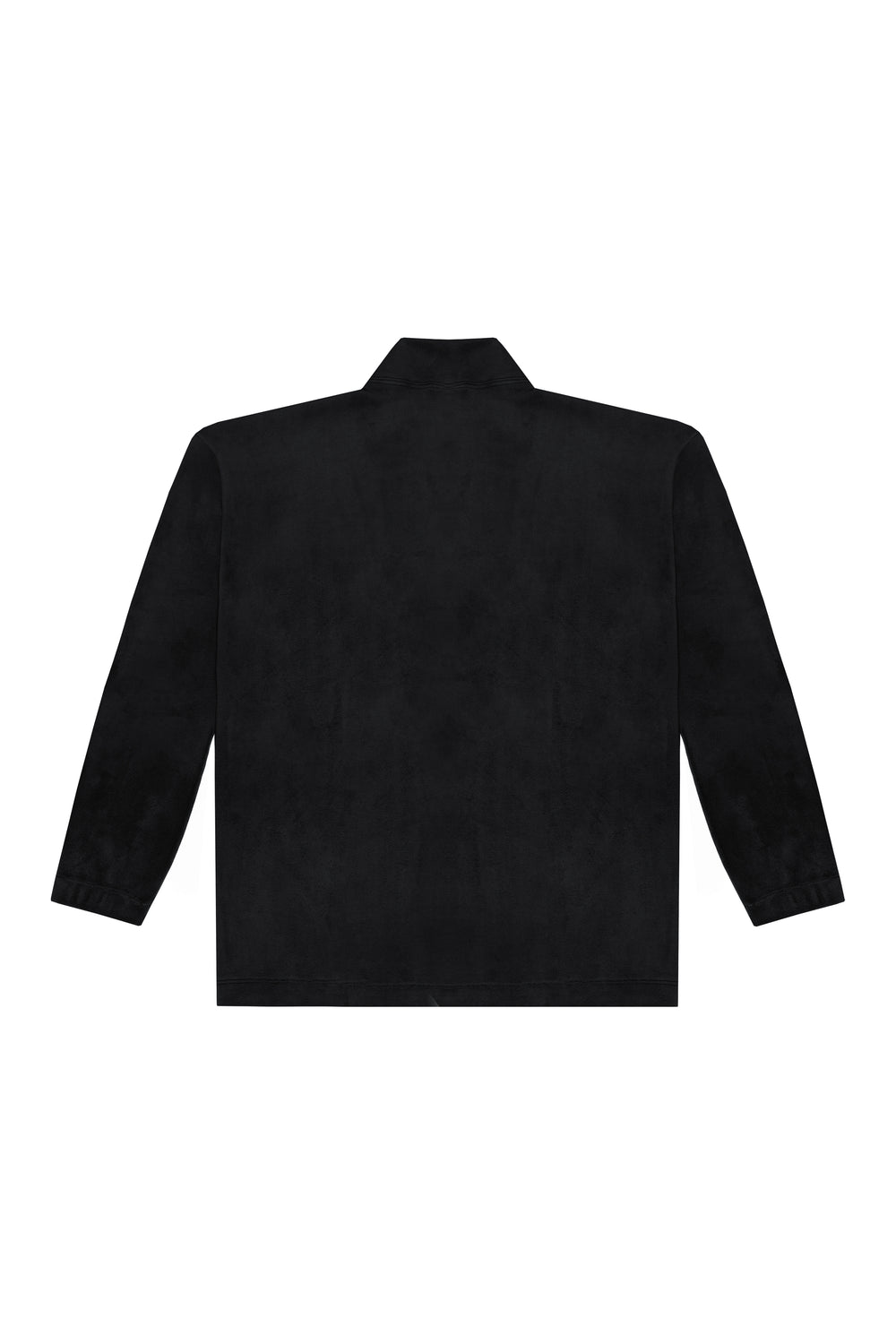 QUARTER ZIP FLEECE "PC" BLACK