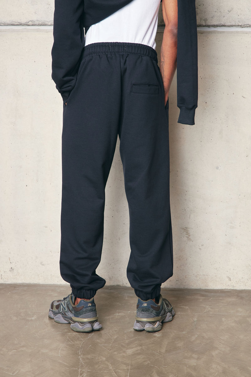 SWEATPANTS MOLETOM "PLNC COLLEGE" BLACK