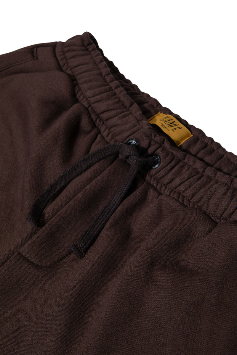 SWEATPANTS MOLETOM "PLNC COLLEGE" BROWN