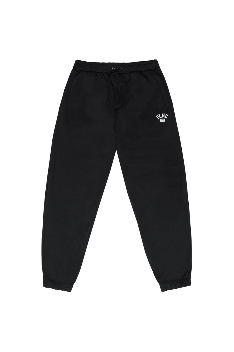 SWEATPANTS MOLETOM "PLNC COLLEGE" BLACK