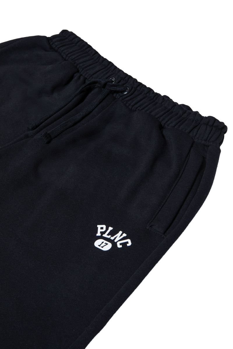 SWEATPANTS MOLETOM "PLNC COLLEGE" BLACK