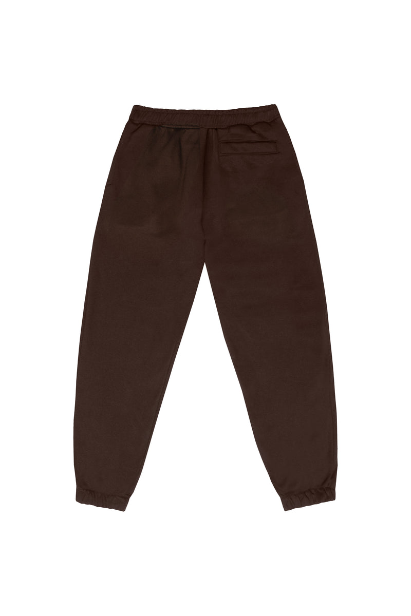 SWEATPANTS MOLETOM "PLNC COLLEGE" BROWN