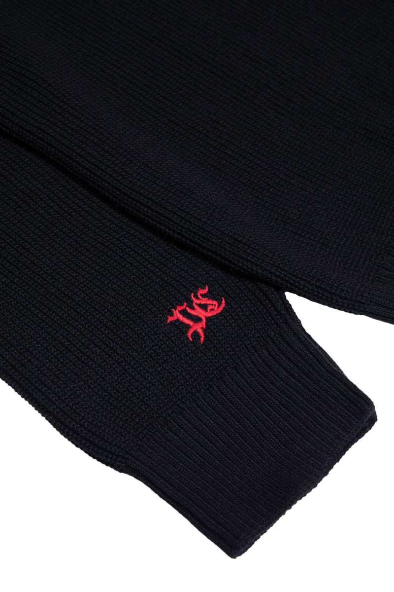 SWEATER "CORPORATION" BLACK