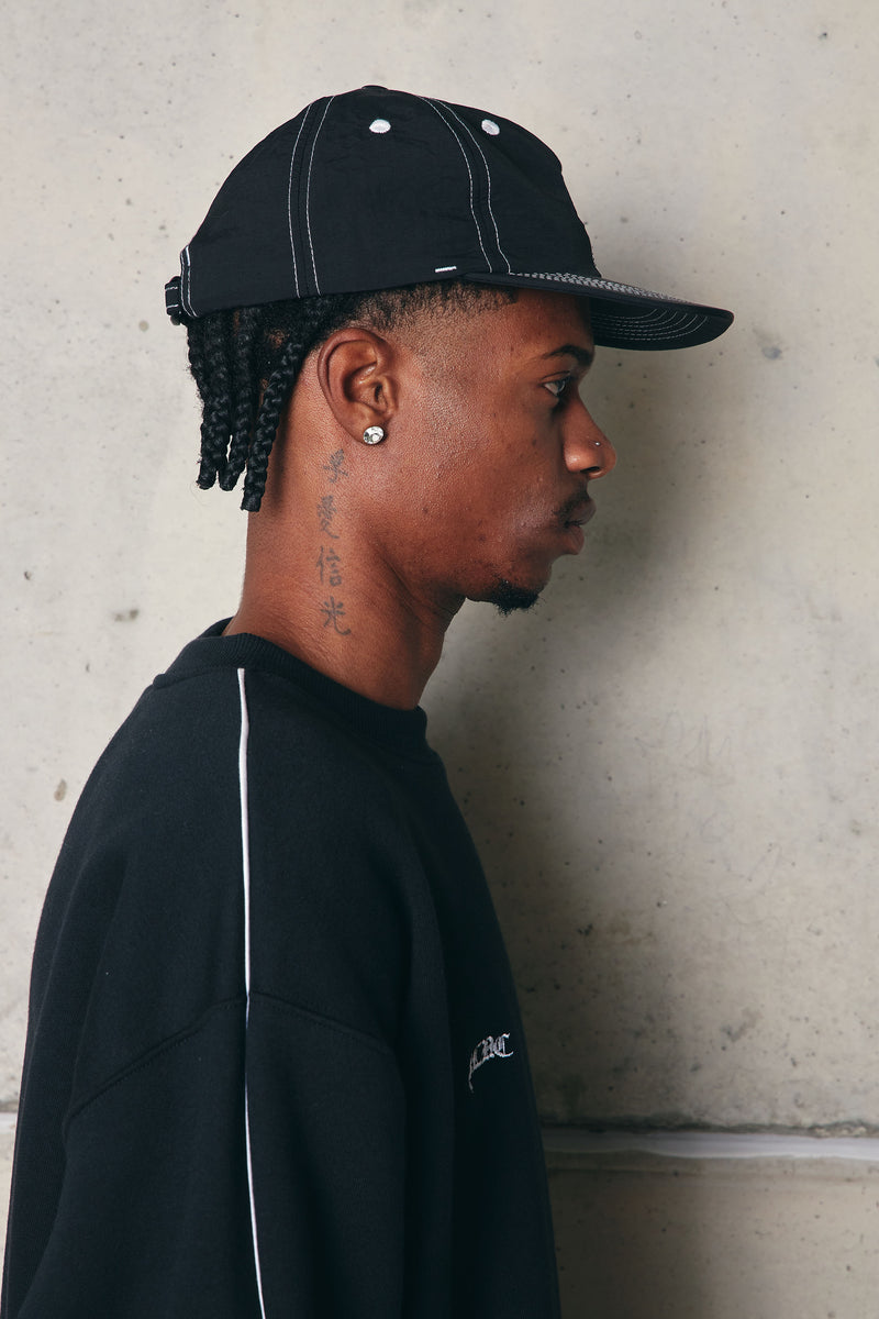 BONÉ 6-PANEL HAT "PC" BLACK