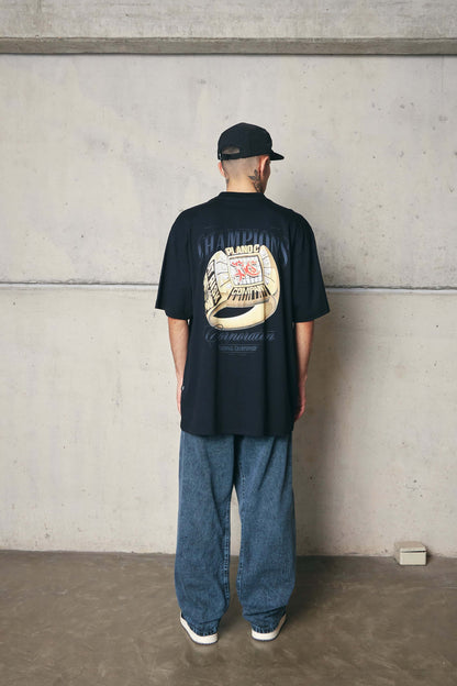 CAMISETA "CHAMPIONS RING" BLACK