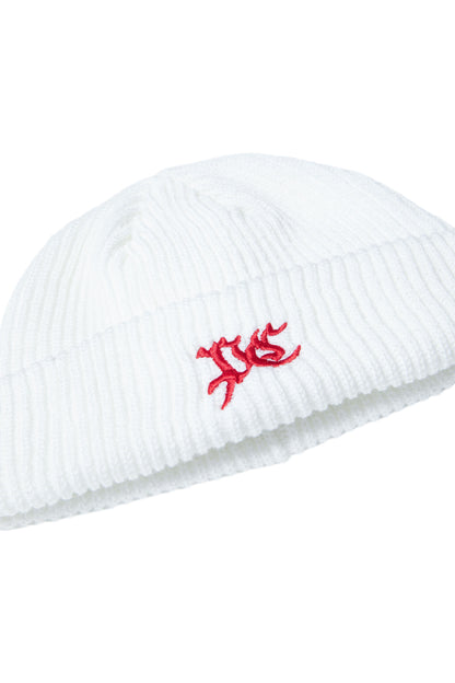 BEANIE RED PC BRANCO