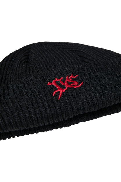 BEANIE RED PC PRETO