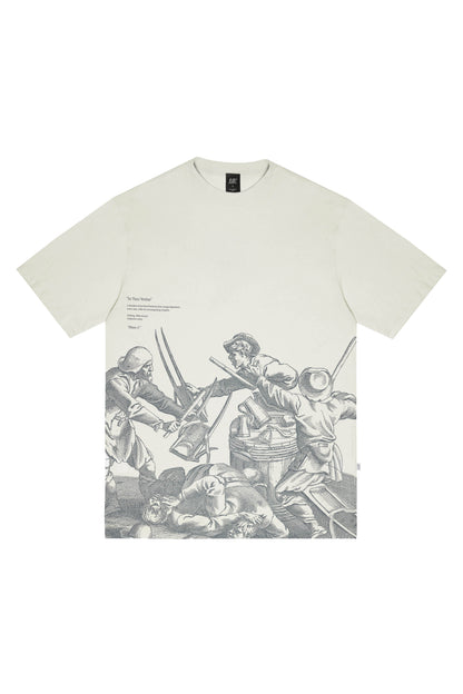CAMISETA "IN VINO VERITAS" OFF WHITE