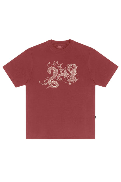 CAMISETA "DRAGON"BARN RED