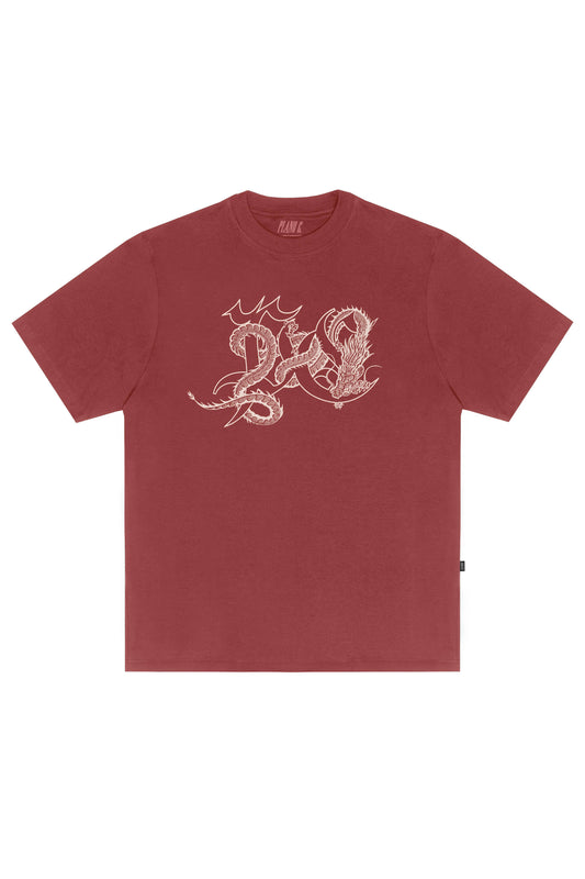 CAMISETA "DRAGON"BARN RED