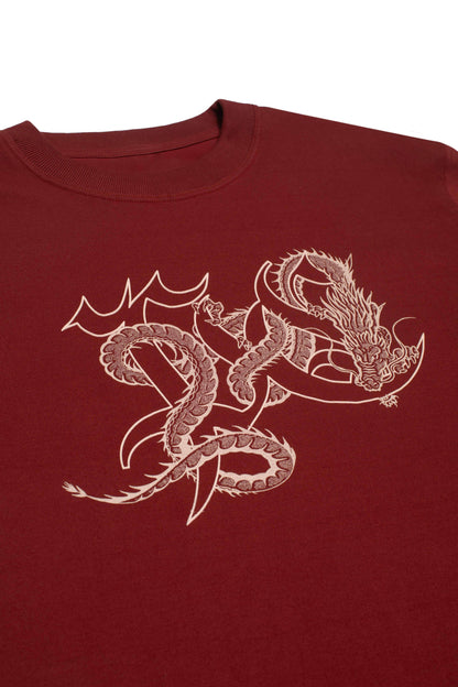 CAMISETA "DRAGON"BARN RED