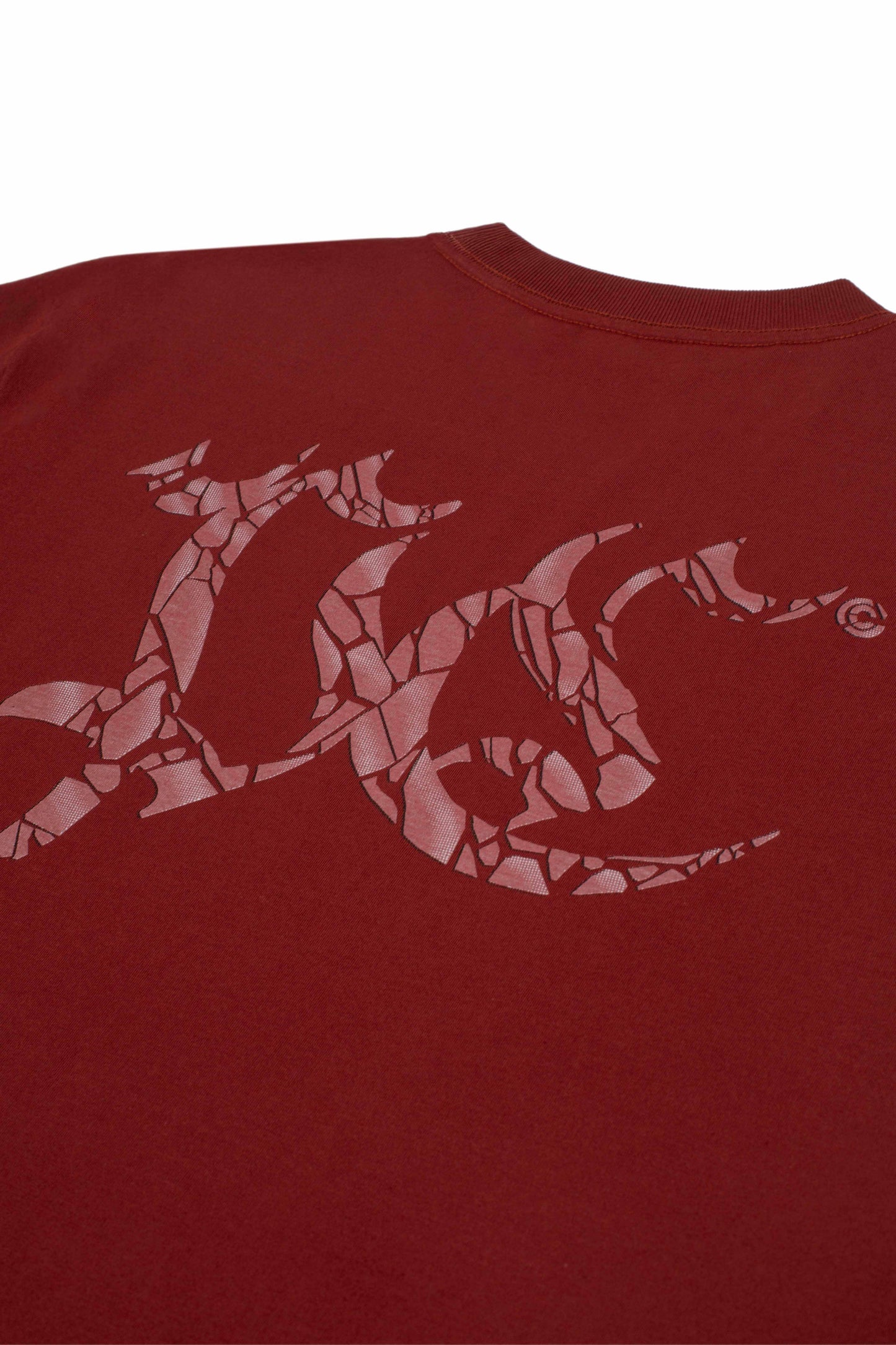 CAMISETA "BROKEN GLASS" BARN RED