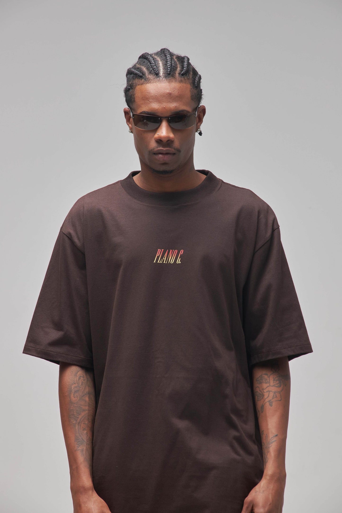CAMISETA "FLAMES" BROWN