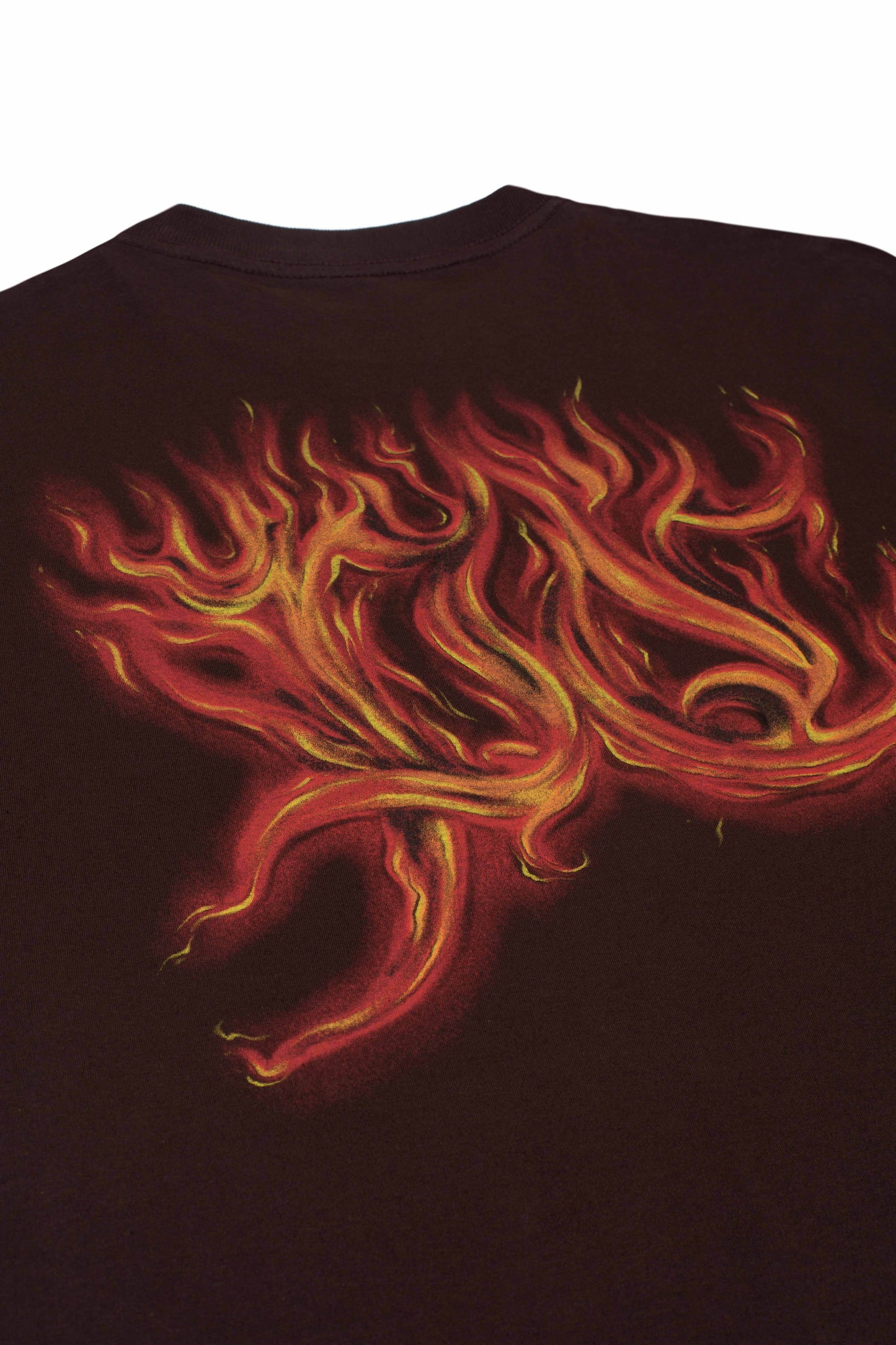 CAMISETA "FLAMES" BROWN