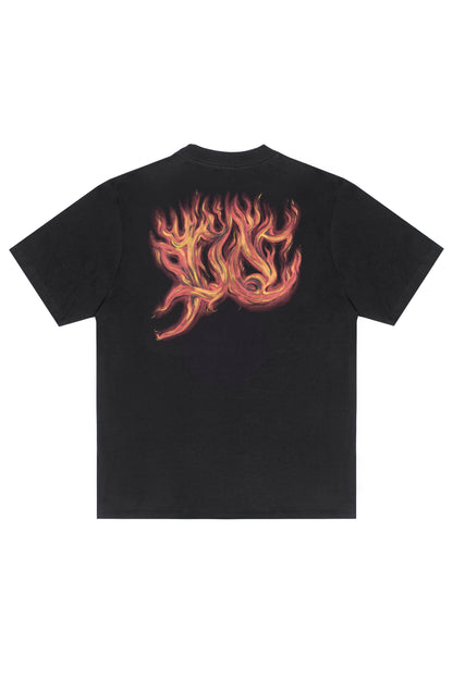 CAMISETA "FLAMES" BLACK