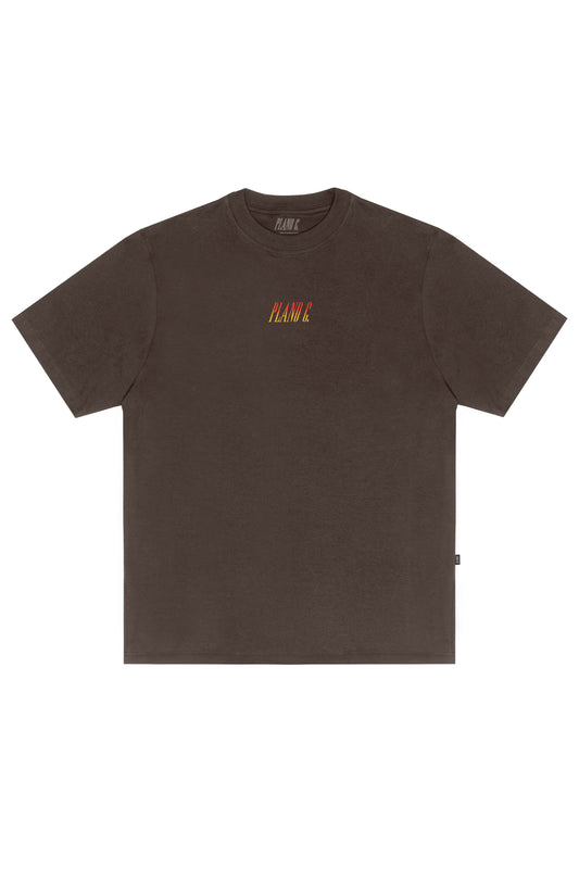 CAMISETA "FLAMES" BROWN