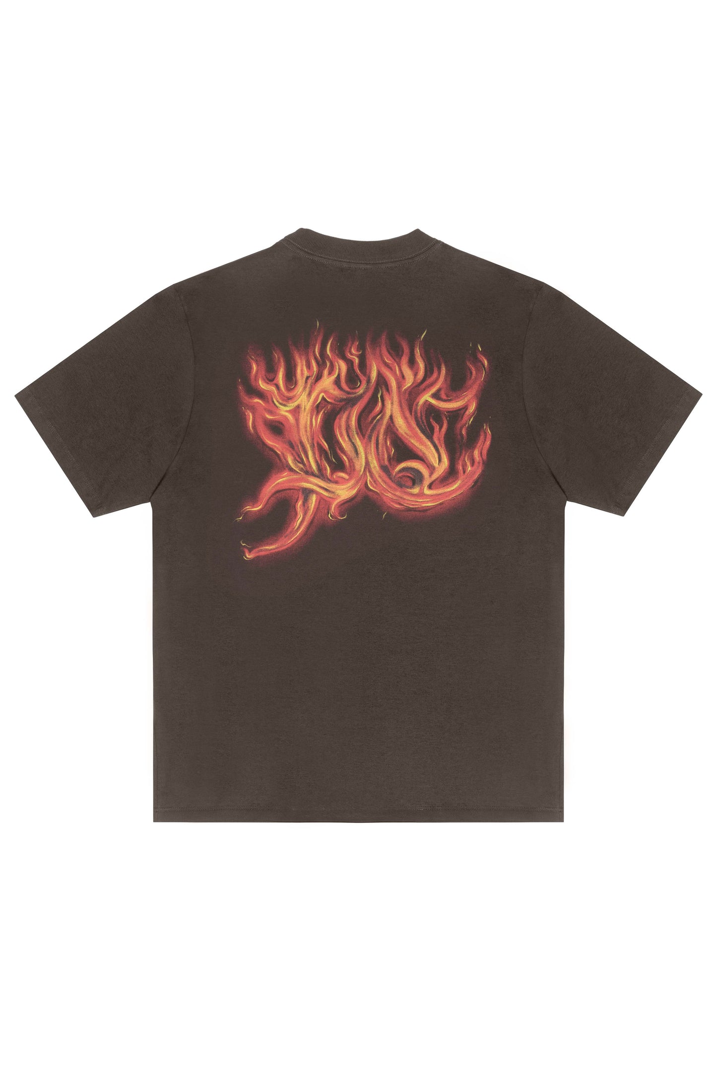 CAMISETA "FLAMES" BROWN