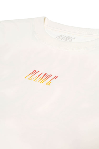 CAMISETA "FLAMES" OFF WHITE