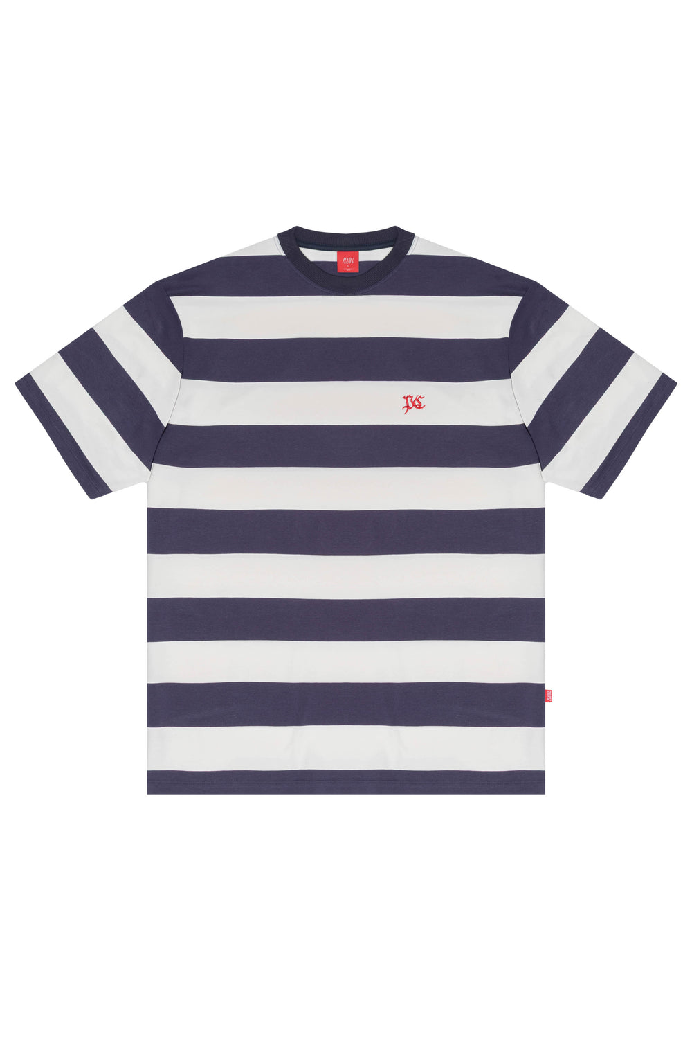 CAMISETA LISTRADA "PC" NAVY-OFF WHITE