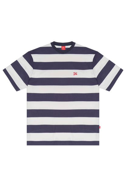 CAMISETA LISTRADA "PC" NAVY-OFF WHITE