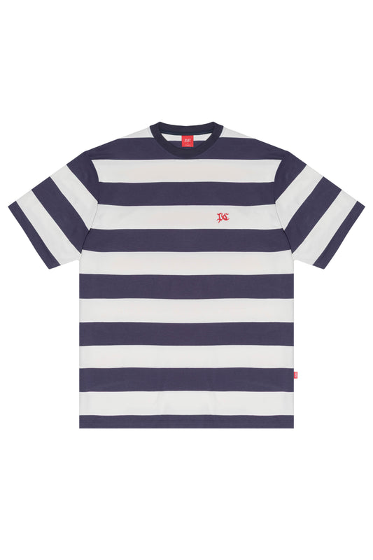 CAMISETA LISTRADA "PC" NAVY-OFF WHITE