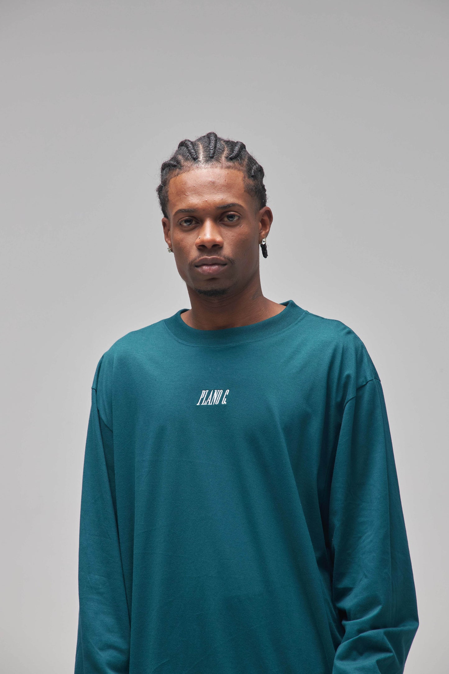 CAMISETA MANGA LONGA "LOGO" DARK SEA