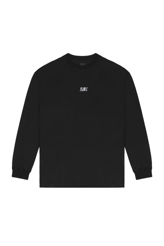 CAMISETA MANGA LONGA "LOGO" BLACK