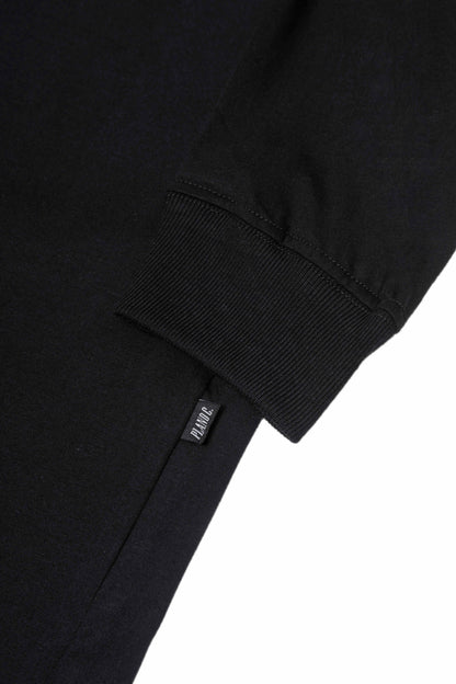 CAMISETA MANGA LONGA "LOGO" BLACK