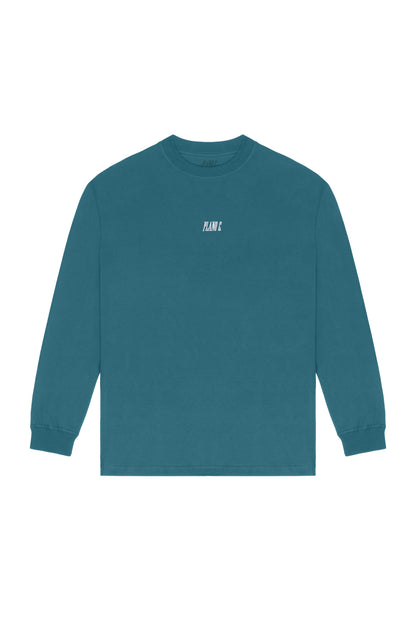 CAMISETA MANGA LONGA "LOGO" DARK SEA